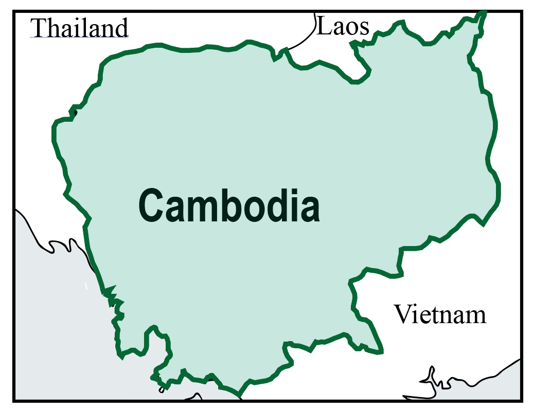 cambodia map picture